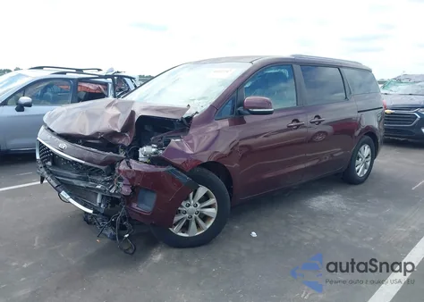 2017 Kia Sedona Lx из США, поврежденный, VIN KNDMB5C17H6282157